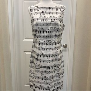 North Style Symphony Print Cotton Dress